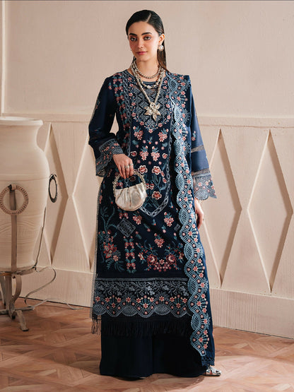 Mahnur Secret Garden Karandi Embroidered Stitched 3-Piece Suit–SG-012