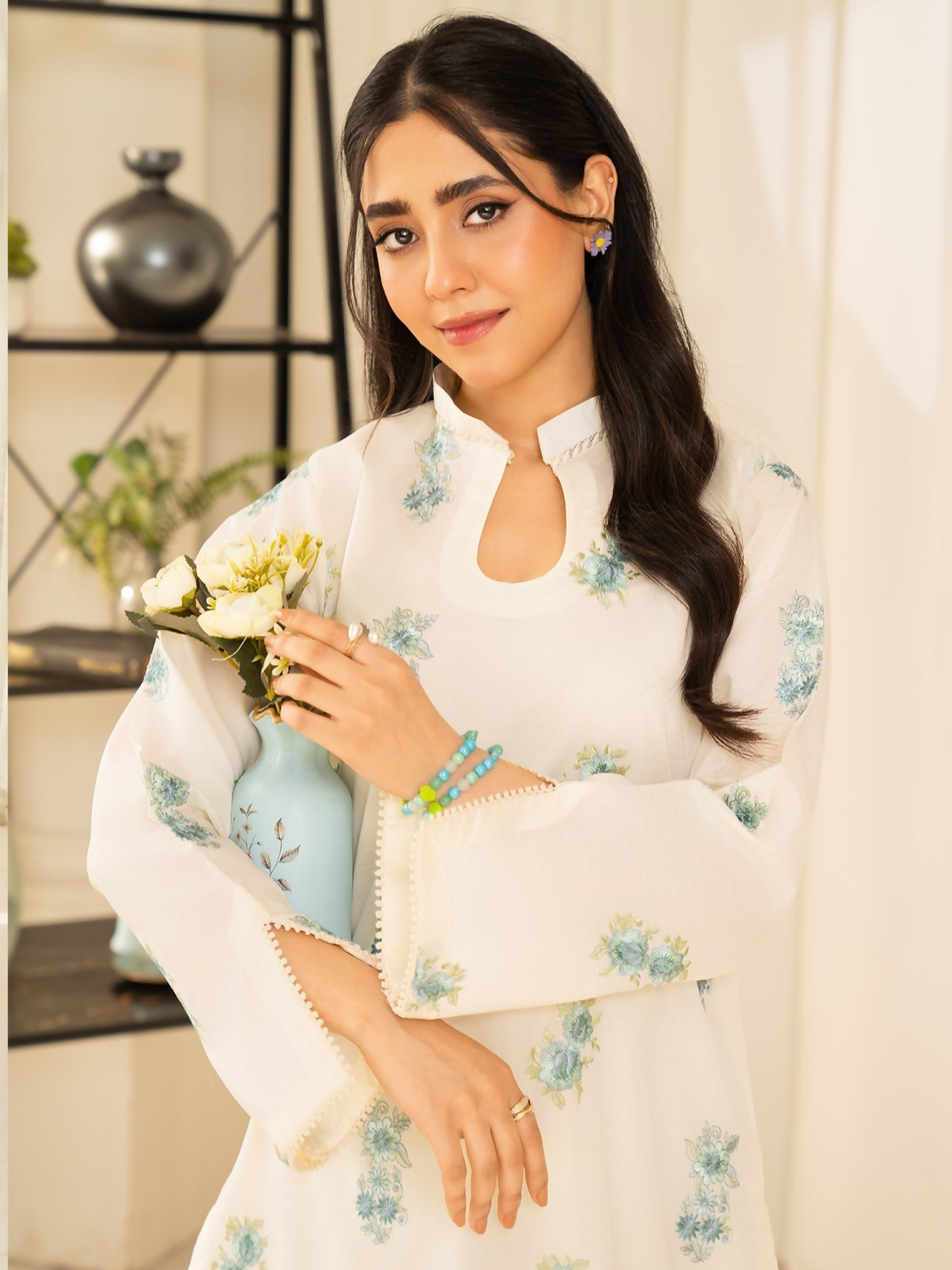 Mannat Clothing Summer Basics'25 Lawn Embroidered Stitched Suit-SB2020013