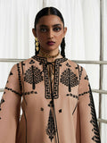 Jugnu by Hussain Rehar SS'25 Eid Pret Edit II Cotton Embroidered 2-Piece Suit-Dita