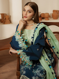Mahnur Florence Luxury Lawn Embroidered Unstitched 3-Piece Suit-MIRAAL