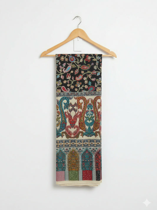 Irame’ Mahjabeen Pashmina Kalamkar Scarf