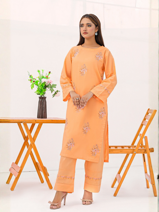 MAK Fashion Lawn Embroidered Stitched 2-Piece Suit-Zohra