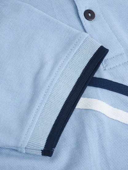 Funky Boys Twill Tape Fashion Cotton Polo-13676