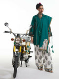 Jugnu by Hussain Rehar SS'25 Eid Pret Edit II Cotton Embroidered 2-Piece Suit-Thalia