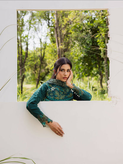 Parishay Winterwood Tales Khaddar Embroidered Unstitched 3-Piece Suit- WW - 08