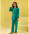 Velvour Girls Cotton Embroidered Stitched 2-Piece Suit-VG155-A