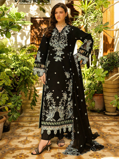 Mahnur Shanaya Vol 2 Lawn Embroidered Unstitched 3-Piece Suit-SH-03