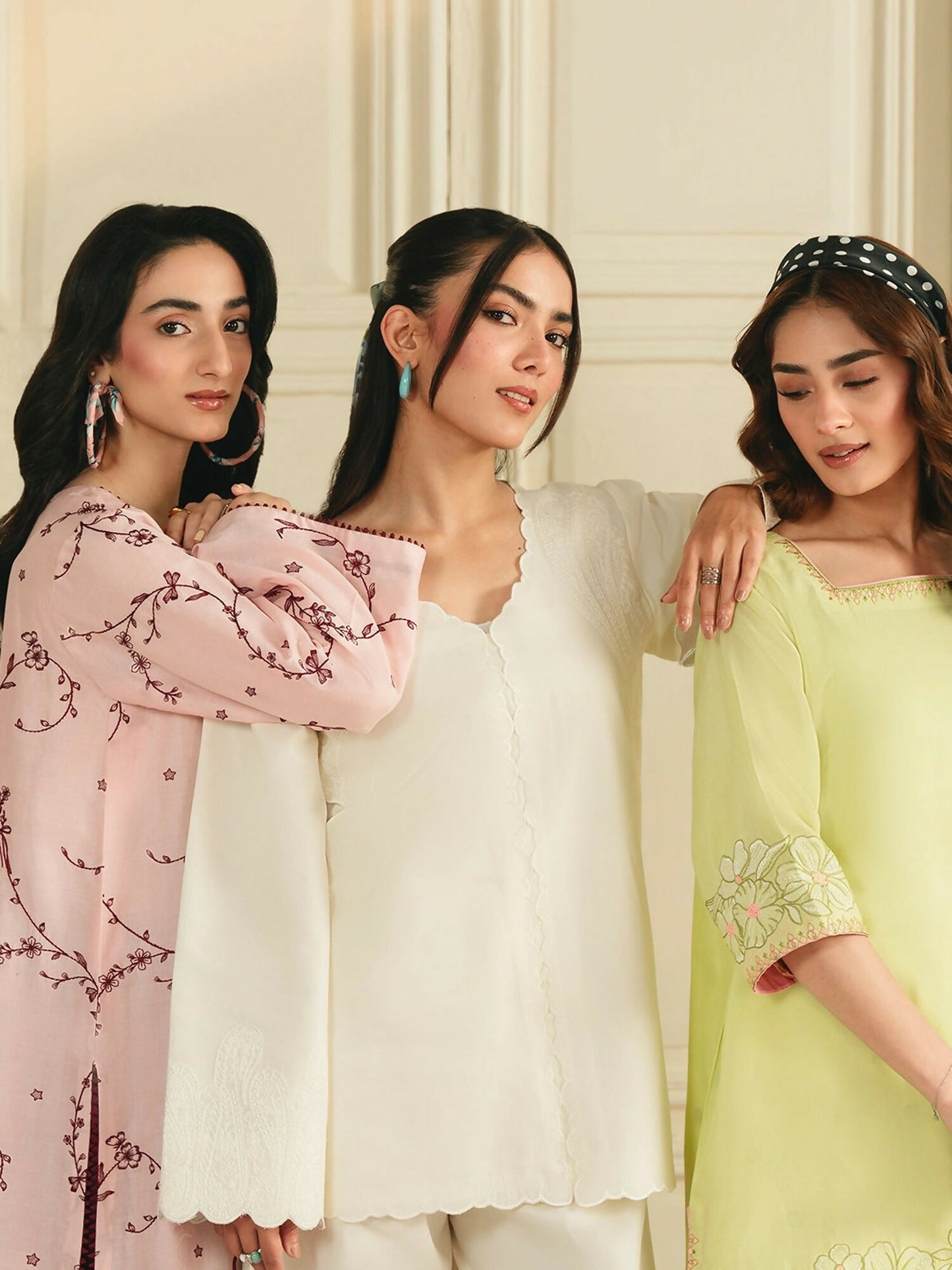 Mannat Clothing Boho Summer'26 Cotton Embroidered Stitched Suit-Crescent