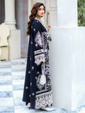 Mahnur Sophie Luxury Lawn Embroidered Stitched 3-Piece Suit-Lila