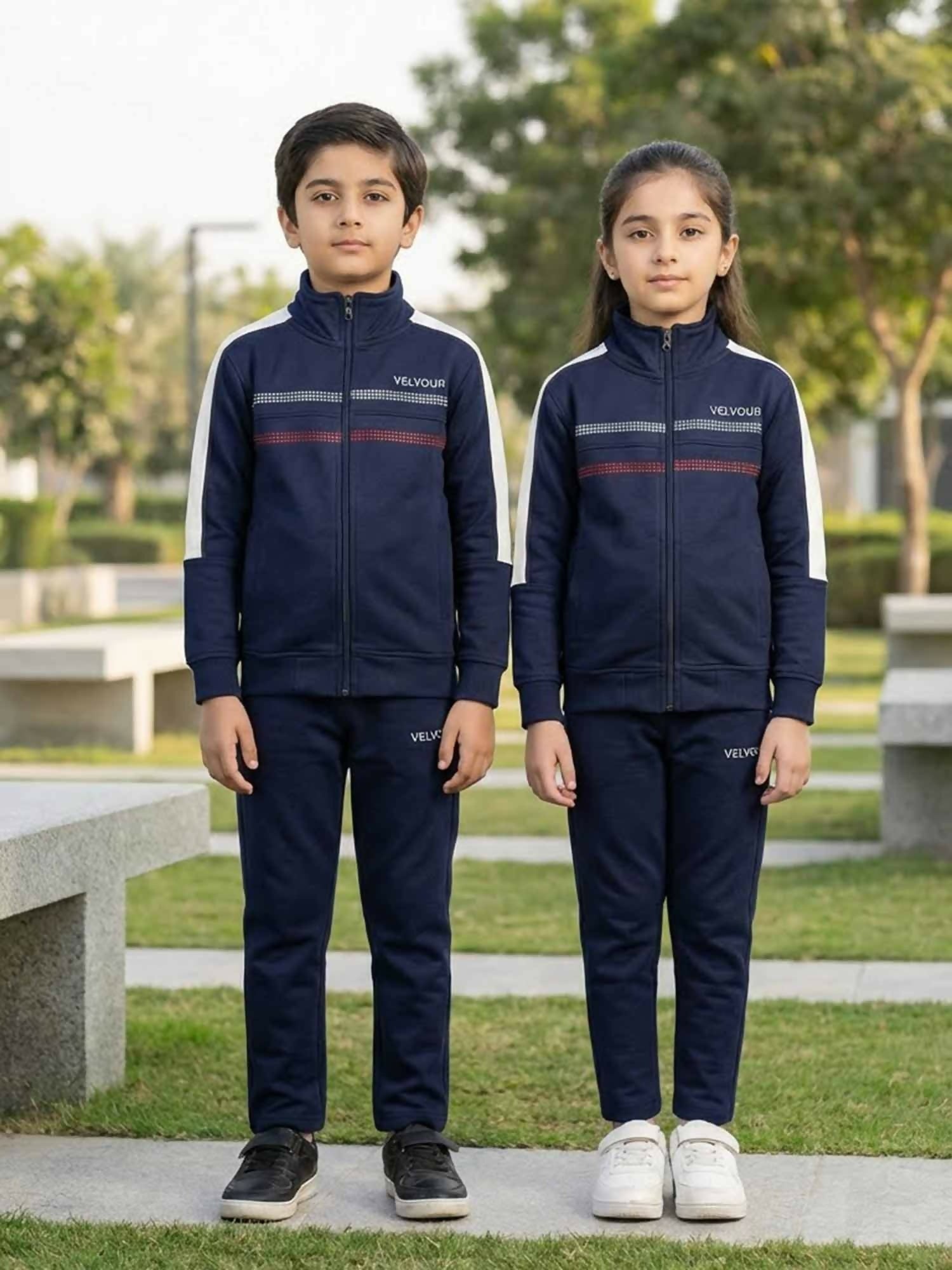 Velvour Polyathletic Fleece Tracksuit-VWT55-A