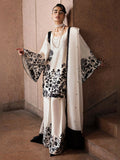 Hussain Rehar Luxury Pret Eid'24 Raw Silk Embellished Stitched 3-Piece Suit-Tusk