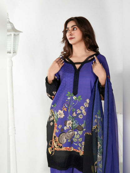 Imran Aftab Aura Summer Lawn Printed Unstitched 3-Piece Suit-IALC 07