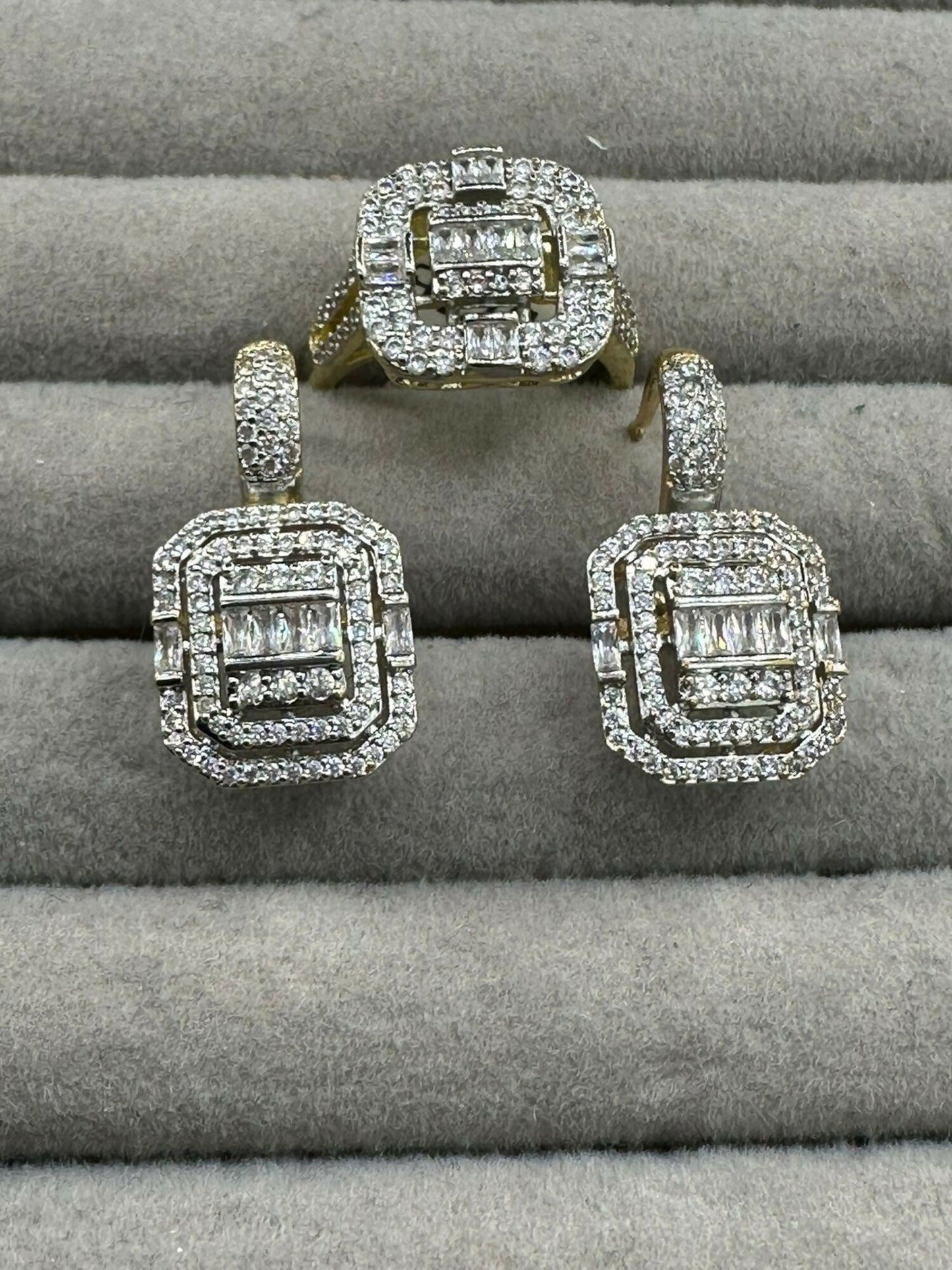 H&A Jewellery Earrings and Ring Set