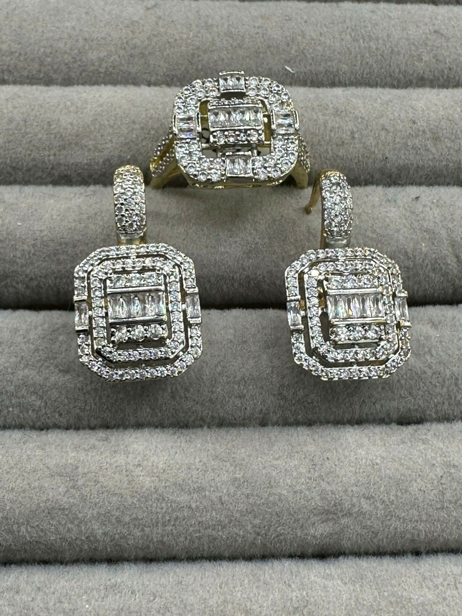 H&A Jewellery Earrings and Ring Set