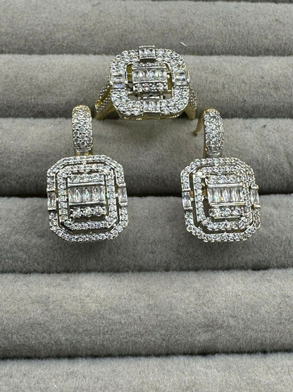 H&A Jewellery Earrings and Ring Set