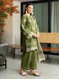 Panache Apparel Solid Story Cotton Lawn Embroidered Stitched Suit-Vana