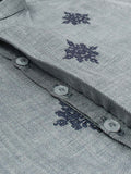 Velvour Boys Cotton Embroidered Stitched Kurta-VB196-J