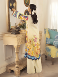 Naqsh Dune And Bloom Lawn Printed Unstitched 2-Piece Suit-Vanilla-00140