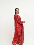 Imran Aftab Valentine's Day Raw Silk Printed Stitched 3-Piece Suit-IAVD 04