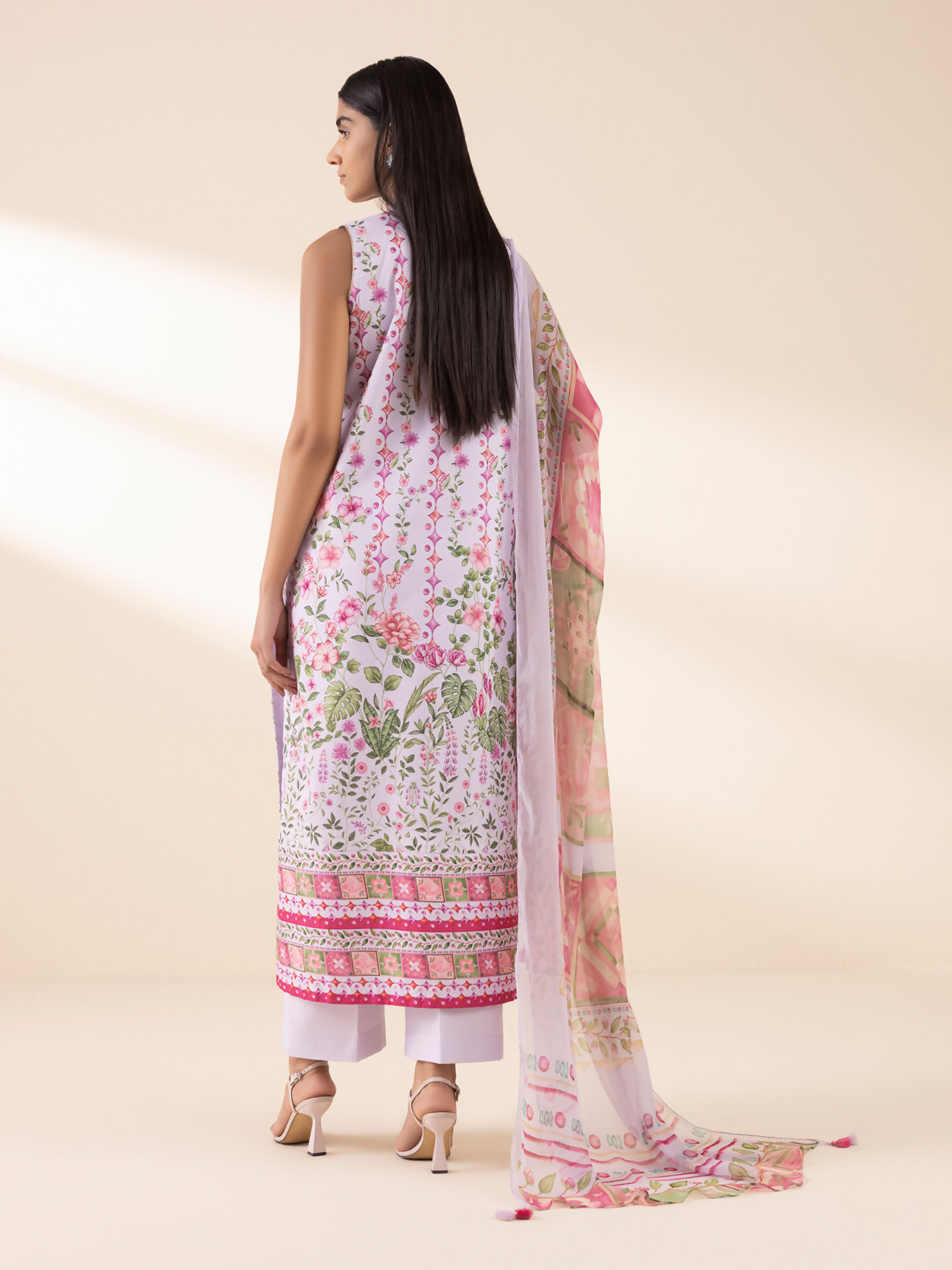 Sapphire Lawn Embroidered Unstitched 2-Piece Suit