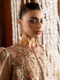 Hussain Rehar Basic Not Basic V Raw Silk Embellished Stitched 3-Piece Suit-Buff