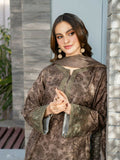 Panache Apparel Fiona SS'25 Cambric Lawn Embroidered Stitched Suit-Fawn