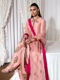 Hussain Rehar Basic Not Basic 3 Raw Silk Embellished Stitched 3-Piece Suit-Incarnat