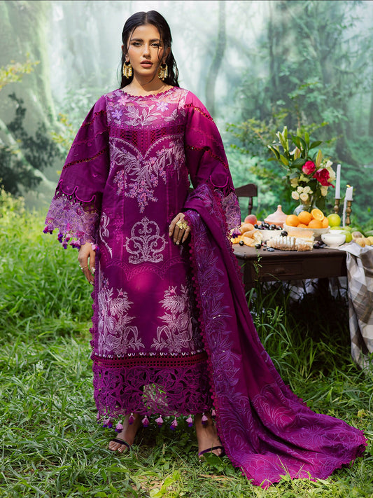 Parishay Winterwood Tales Khaddar Embroidered Unstitched 3-Piece Suit- WW - 06