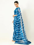 Imran Aftab Chiffon Printed Unstitched Saree-IASC 07