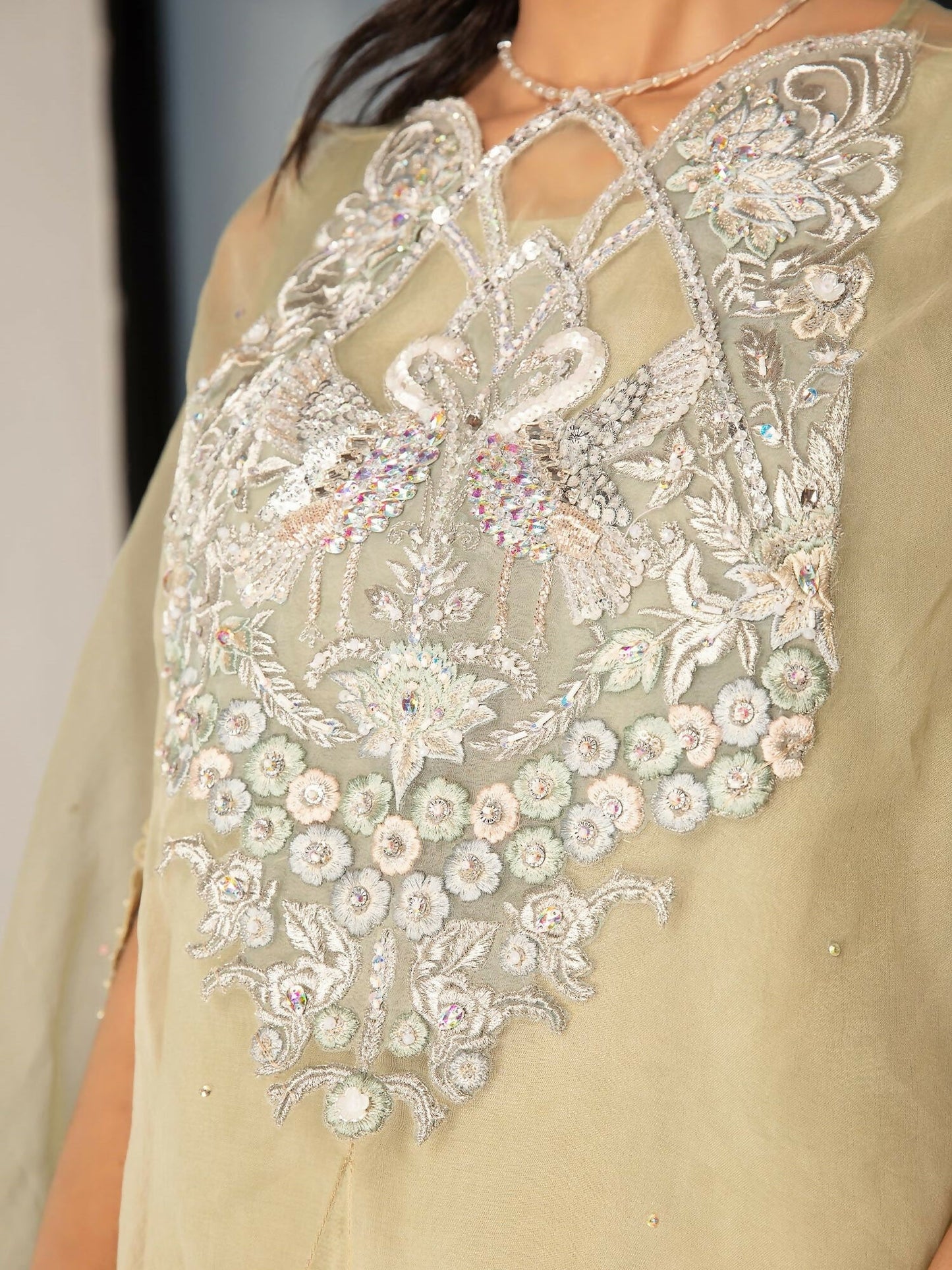 Shiza Hassan Sublime Luxury Pret Organza Embellished Stitched 3-Piece Suit-Inara