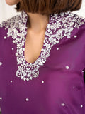 Allure By IH Luxury Pret Raw Silk Embellished Stitched 3-Piece Suit-Shanaya