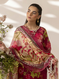 Naqsh Summer Glow 2 Luxury Lawn Digital Printed Unstitched 3-Piece Suit-Red Devil-00123