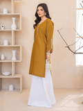 Mannat Clothing Winter Basics'25 Khaddar Stitched Suit-Olea