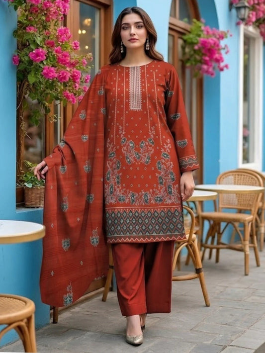 Bin Shaukat R Shine Vol 70 Bana Dora Lawn Embroidered Unstitched 3-Piece Suit