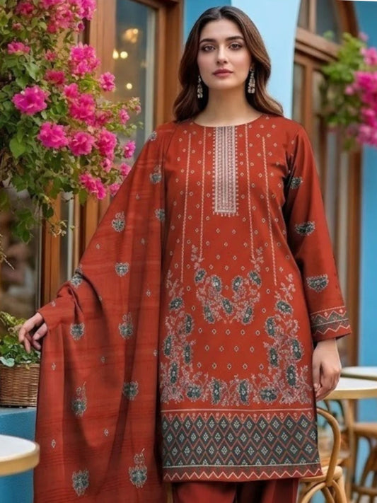 Bin Shaukat R Shine Vol 70 Bana Dora Lawn Embroidered Unstitched 3-Piece Suit