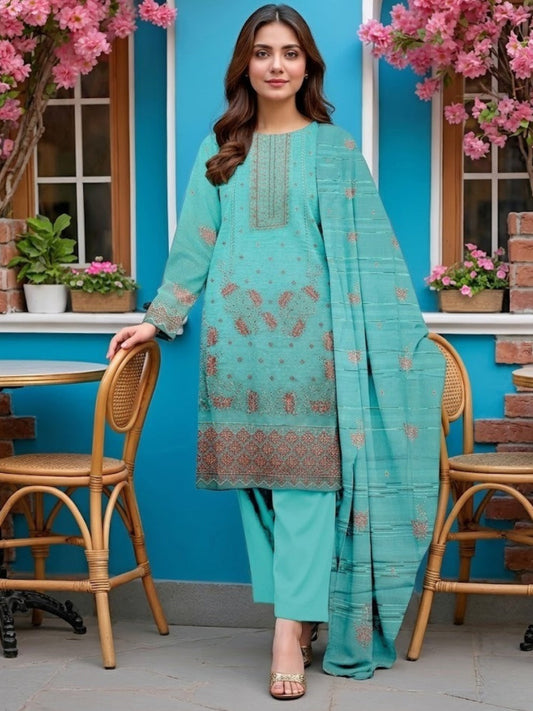 Bin Shaukat R Shine Vol 70 Bana Dora Lawn Embroidered Unstitched 3-Piece Suit