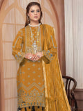Bin Shaukat Lawn Embroidered Unstitched 3-Piece Suit-07