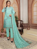 Bin Shaukat Lawn Embroidered Unstitched 3-Piece Suit-03