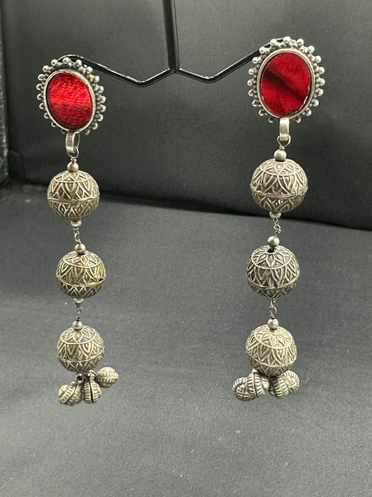 H&A Jewellery Oxidized Brass Handmade Earrings
