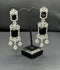 H&A Jewellery One Carat Silver Rhodium Plated Earrings