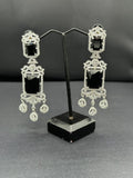 H&A Jewellery One Carat Silver Rhodium Plated Earrings