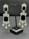 H&A Jewellery One Carat Silver Rhodium Plated Earrings