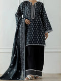 Black -Orient Lawn Printed Unstitched 3-Piece Suit-OTL-25-030