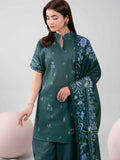 Green-Nishat Lawn Printed Unstitched 3-Piece Suit-42602341
