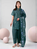 Green-Nishat Lawn Printed Unstitched 3-Piece Suit-42602341