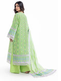 Green-Bonanza Satrangi Lawn Printed Unstitched 3-Piece Suit-WUSDPBS26LI1F9
