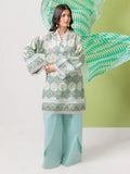 Blue and Green-Bonanza Satrangi Lawn Printed Unstitched 3-Piece Suit-WUS25P3093