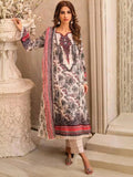 Cream Gul Ahmed Lawn Printed Unstitched 3-Piece Suit-SD-42088
