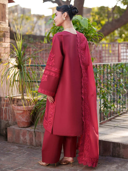 Mahnur Fiona Lawn'26 Embroidered Stitched 3-Piece Suit-F-07