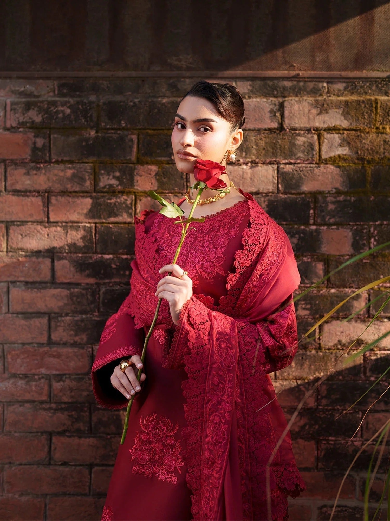 Mahnur Fiona Lawn'26 Embroidered Stitched 3-Piece Suit-F-07